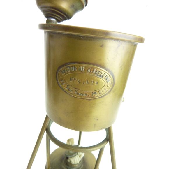 Salleron Vintage Brass Copper Still Alembic Paris, Apparatus Decor - Picture 2 of 6